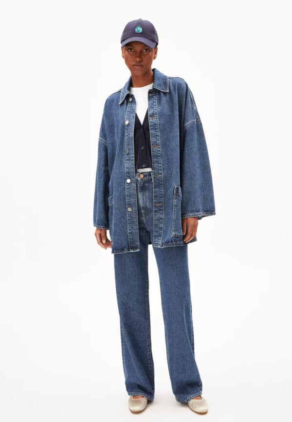 Armed Angels - Oversized Denim Jack Draai - Mountain Blast