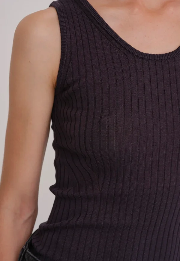 Tripa Knitted Top - Ebony