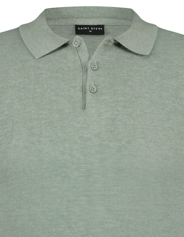 Saint Steve - Polo Chris - Silver Green