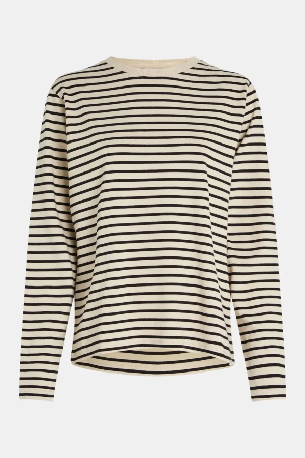 Penn&Ink N.Y. - Sweater Stripe - Vanilla/Black