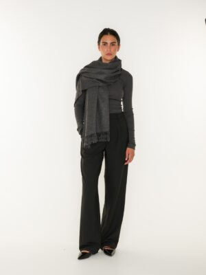 Club l'Avenir - Sjaal Lima'CL - Dark grey