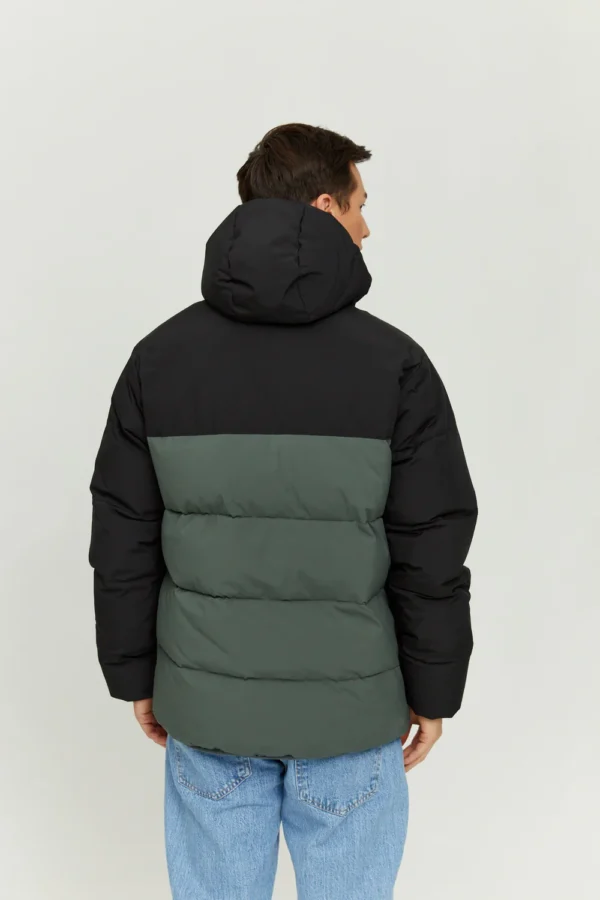 Mazine - Kyle Puffer Jacket - Black/Bottle