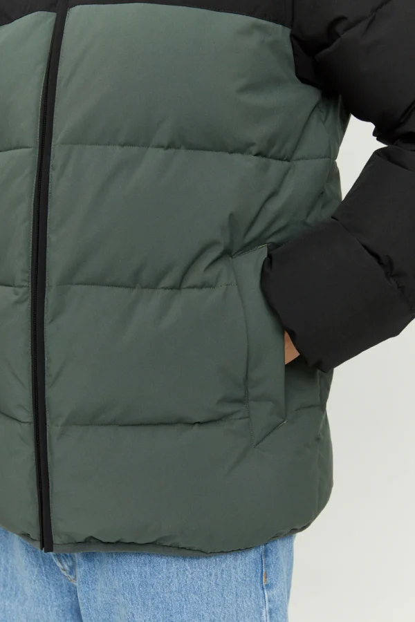 Mazine - Kyle Puffer Jacket - Black/Bottle