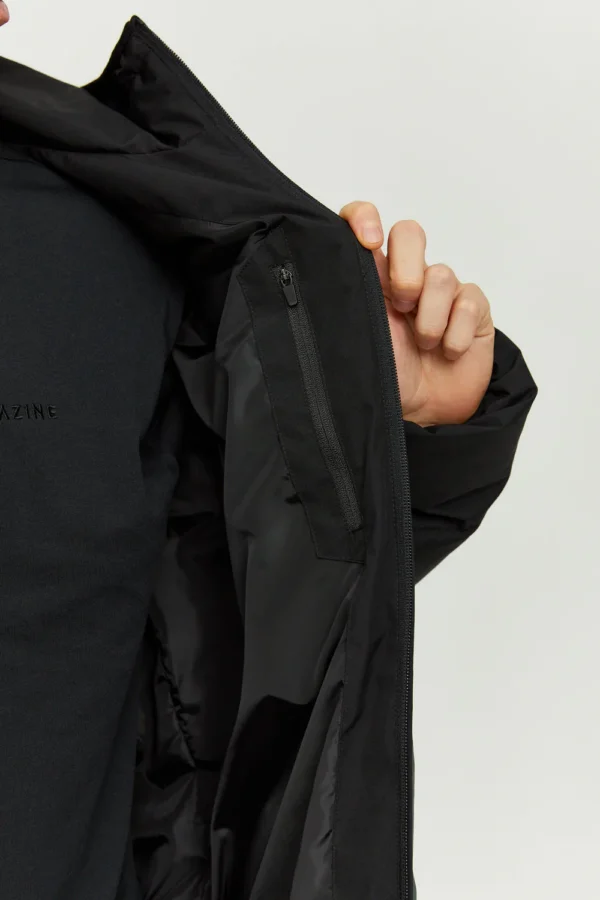 Mazine - Kyle Puffer Jacket - Black/Bottle