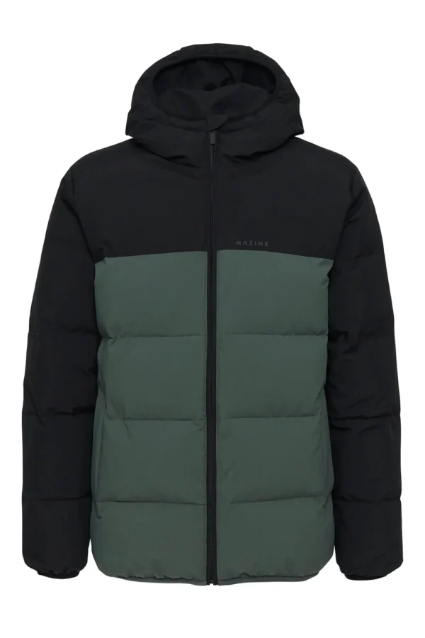 Mazine - Kyle Puffer Jacket - Black/Bottle