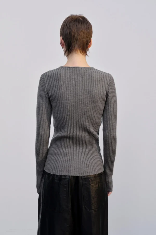 Herskind - Camp knit - Grey Melange