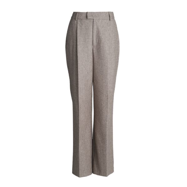 Femmes du Sud - Broek Demi Pied de Poule - Taupe