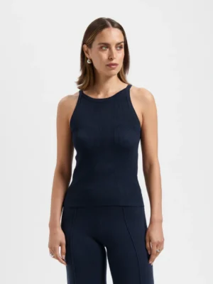 Avec Ēlan - Olivia Top - Navy