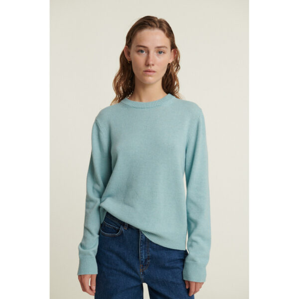 Basic Apparel - Sweater Cady O-neck - Gossamer Green