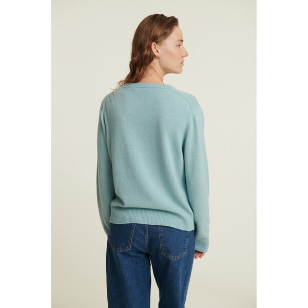 Basic Apparel - Sweater Cady O-neck - Gossamer Green