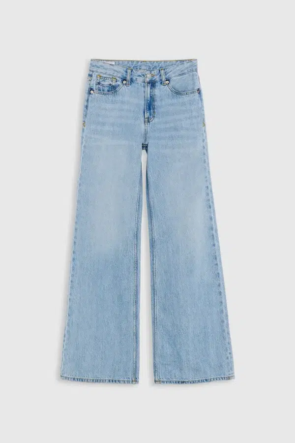 Kings of Indigo - Mid waist jeans Jane - Blue reed super light used