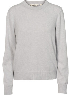 Basic Apparel - Sweater Cady O-neck - Grey Melange