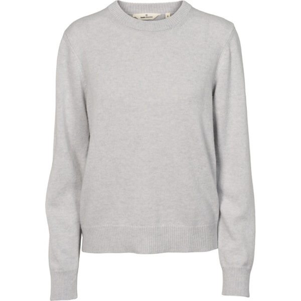 Basic Apparel - Sweater Cady O-neck - Grey Melange