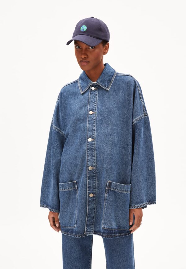 Armed Angels - Oversized Denim Jack Draai - Mountain Blast