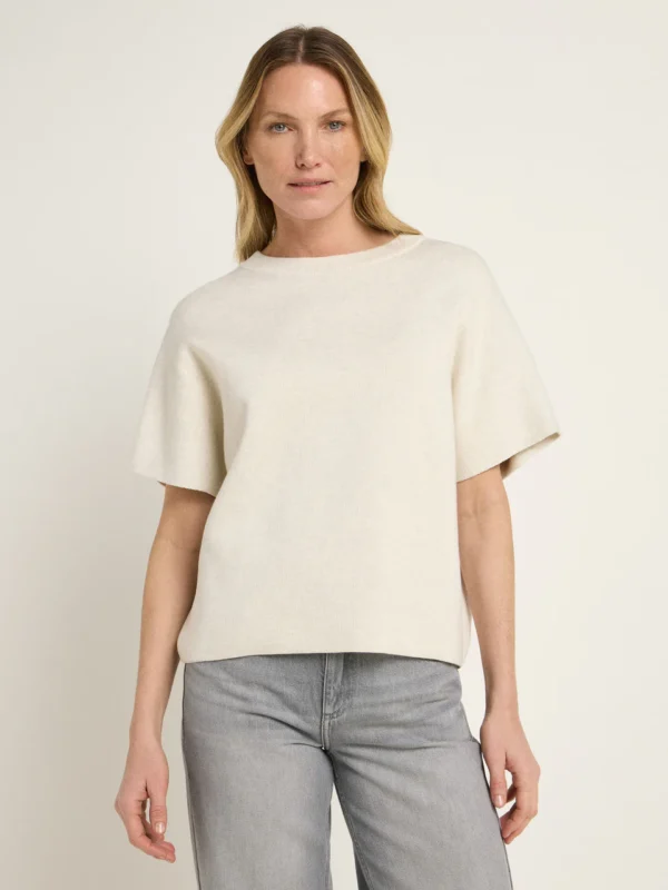 Lanius - Knitted Sweater - Off white melange