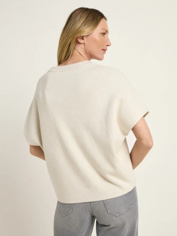 Lanius - Knitted Sweater - Off white melange