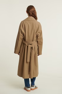 Basic Apparel - Trenchcoat Gise raglan - Sepia tint