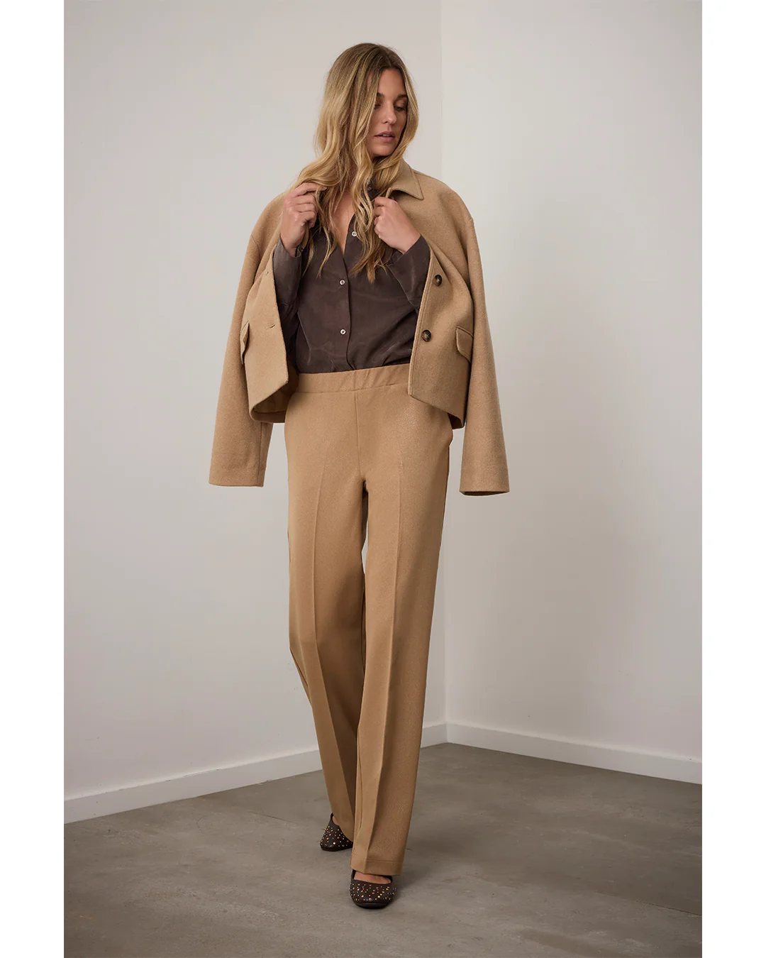 Corel Amsterdam - Carmelia Pants Laminato - Caramel