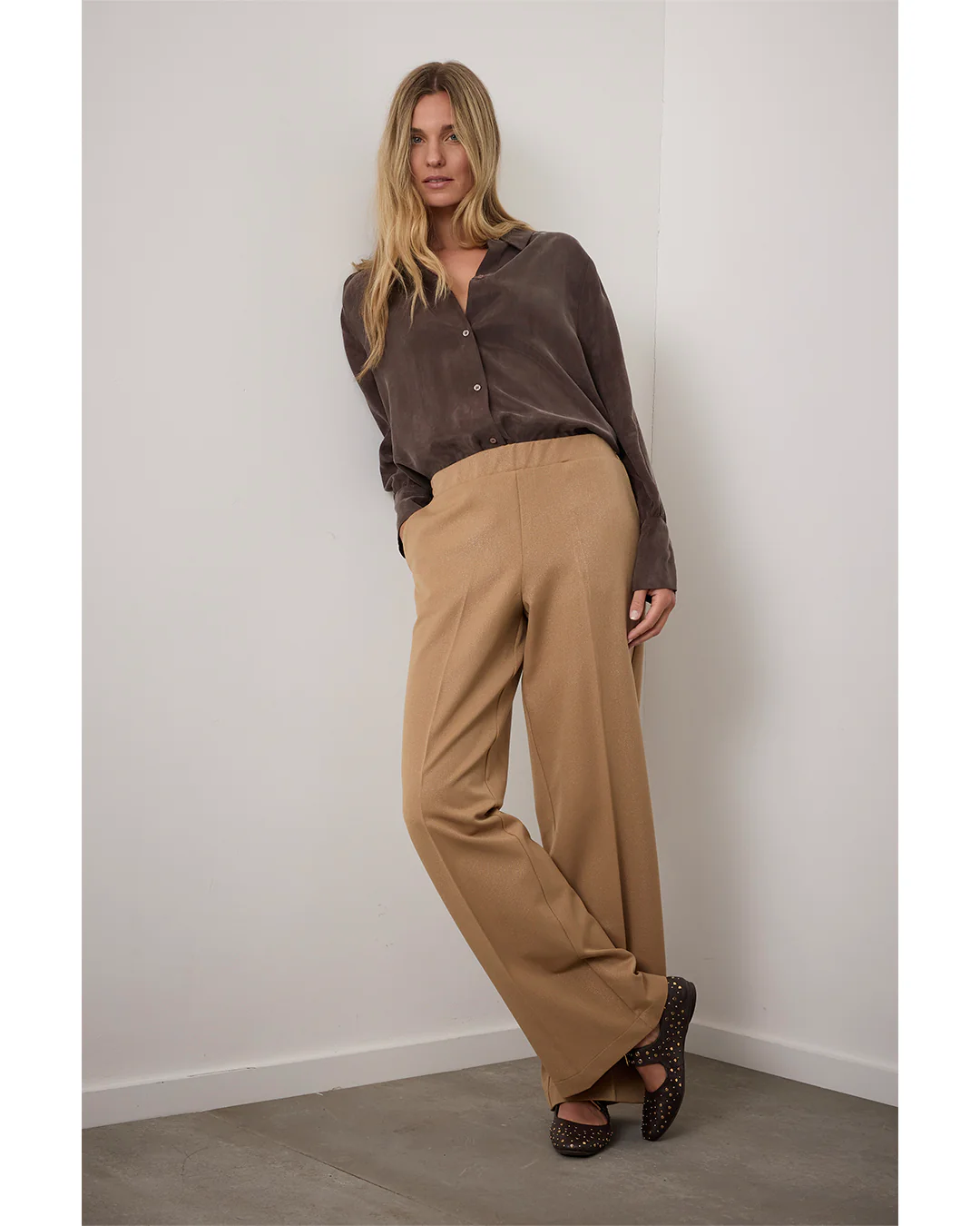 Corel Amsterdam - Carmelia Pants Laminato - Caramel