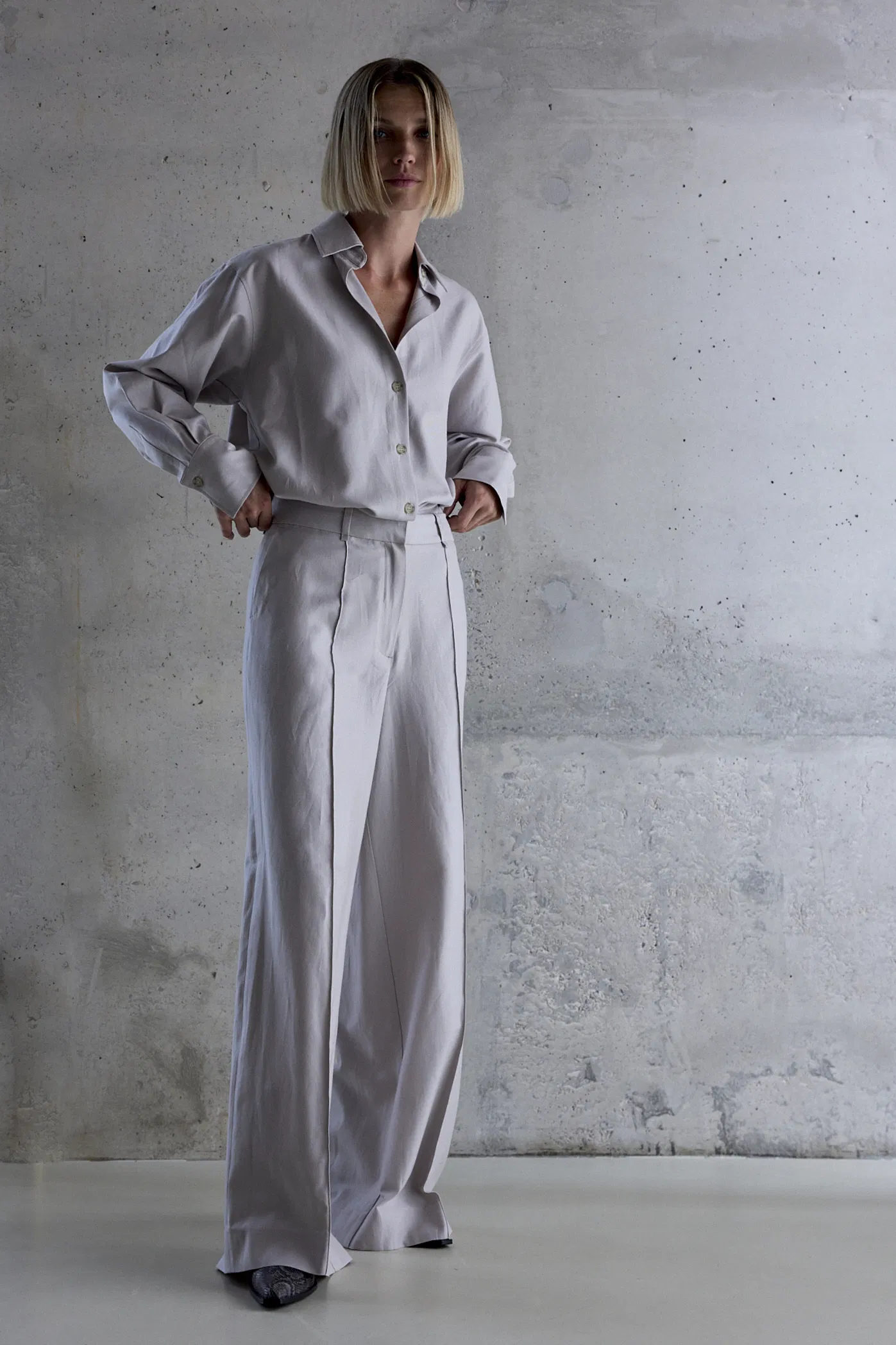 Femmes du Sud - Broek Brunelle - Light Grey