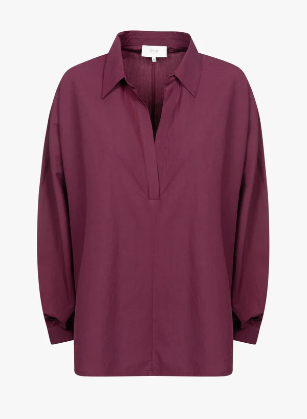 Âme Antwerp - Madonna Polo Shirt - Plum