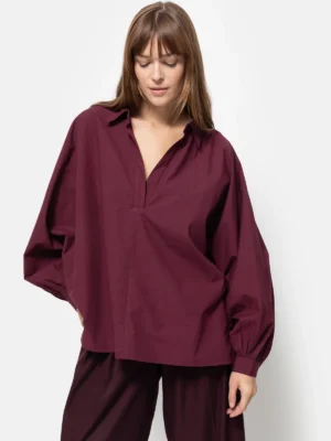 Âme Antwerp - Madonna Polo Shirt - Plum