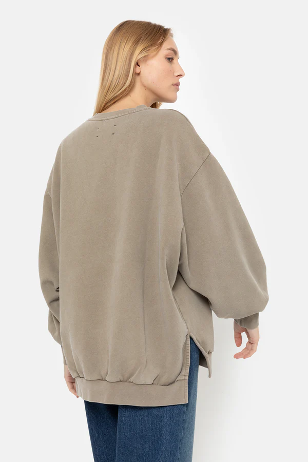 Âme Antwerp - Ulla Oversized Sweatshirt - Vintage Taupe