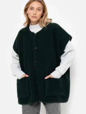 Âme Antwerp - Ines Wooly Jacket - Dark Green