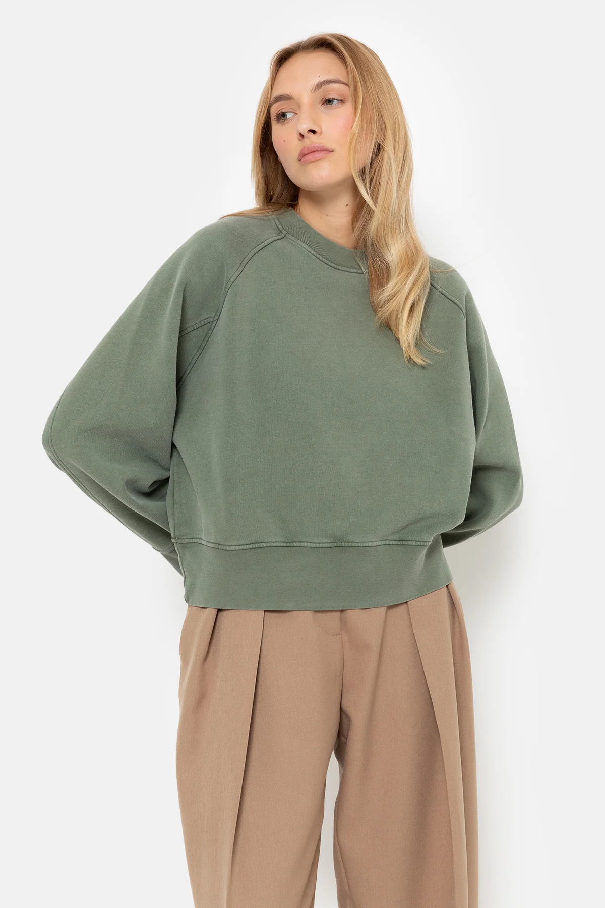 Âme Antwerp - Mike Sweatshirt | Vintage Khaki