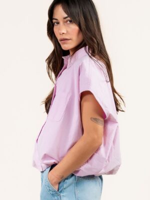 Kuyichi - Dilek Mouwloze Blouse - Light Pink