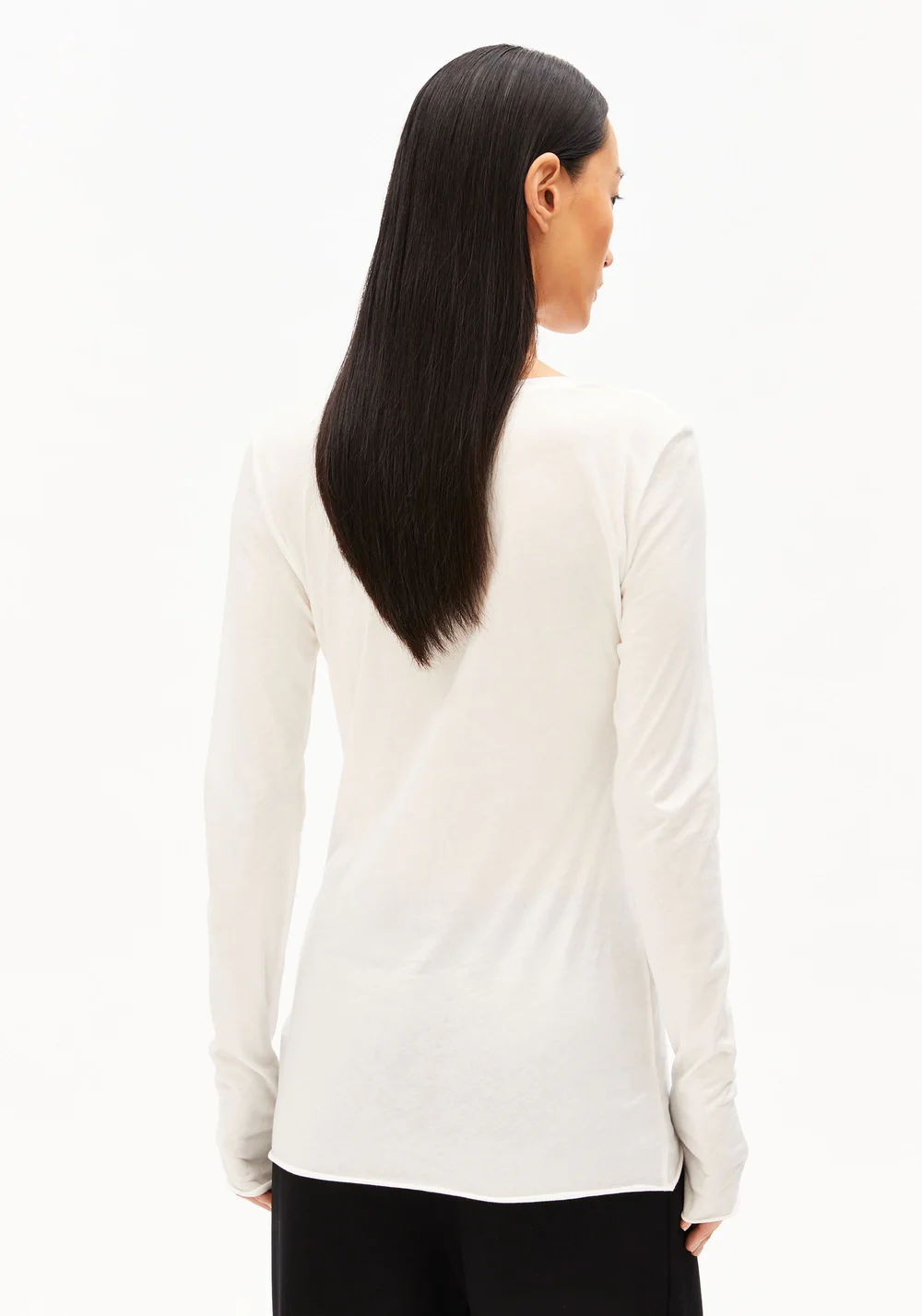 Armed Angels - T-shirt lange mouw Einiaara - Off White