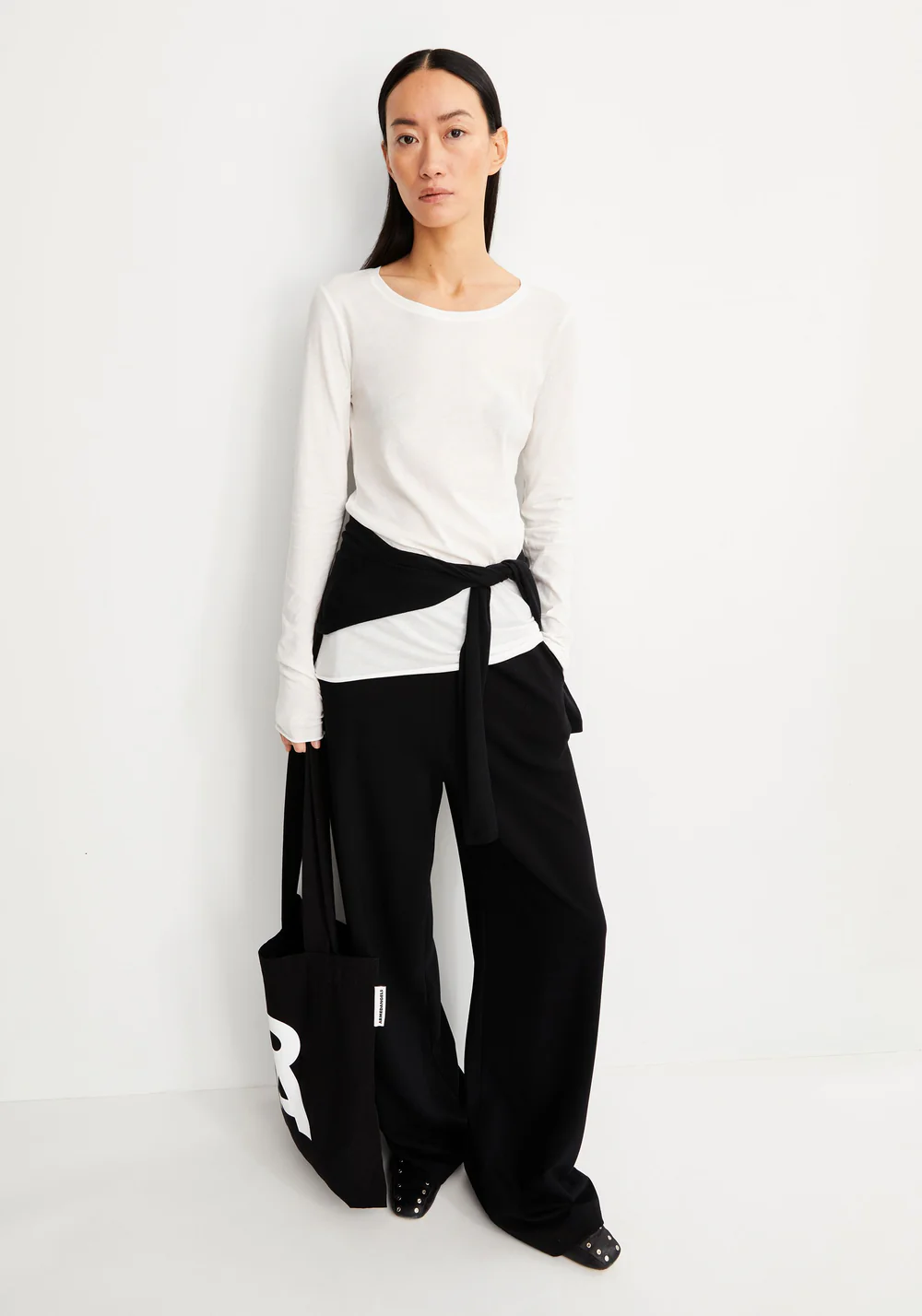 Armed Angels - T-shirt lange mouw Einiaara - Off White