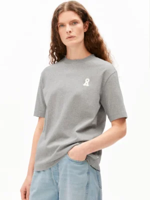 Armed Angels - T-shirt Tarjaa Iconic - Silver Melange