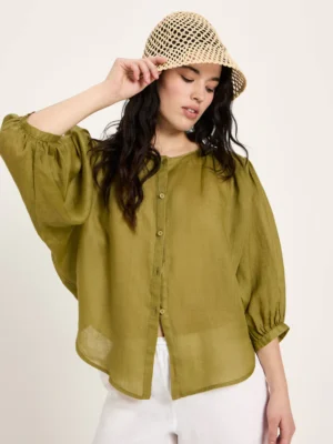 Lanius - Blouse van Ramie - Cyprus