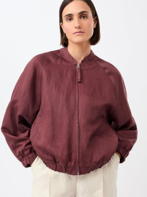 LangerChen - Tencel Bomber Jack Noora - Rubywood