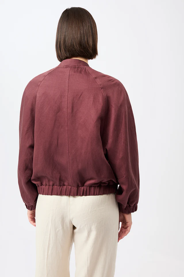 LangerChen - Tencel Bomber Jack Noora - Rubywood