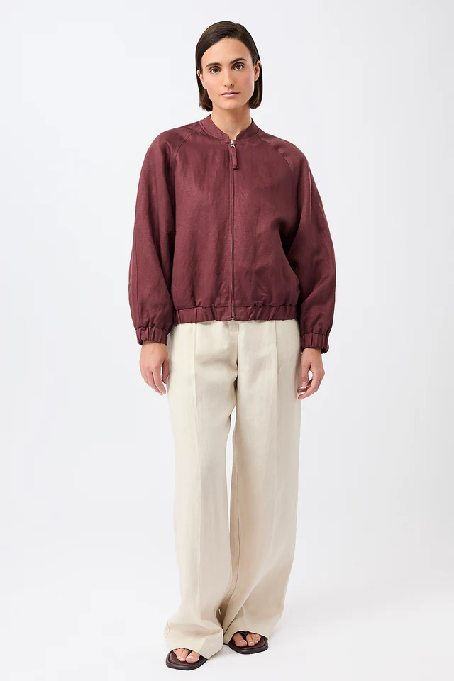 LangerChen - Tencel Bomber Jack Noora - Rubywood