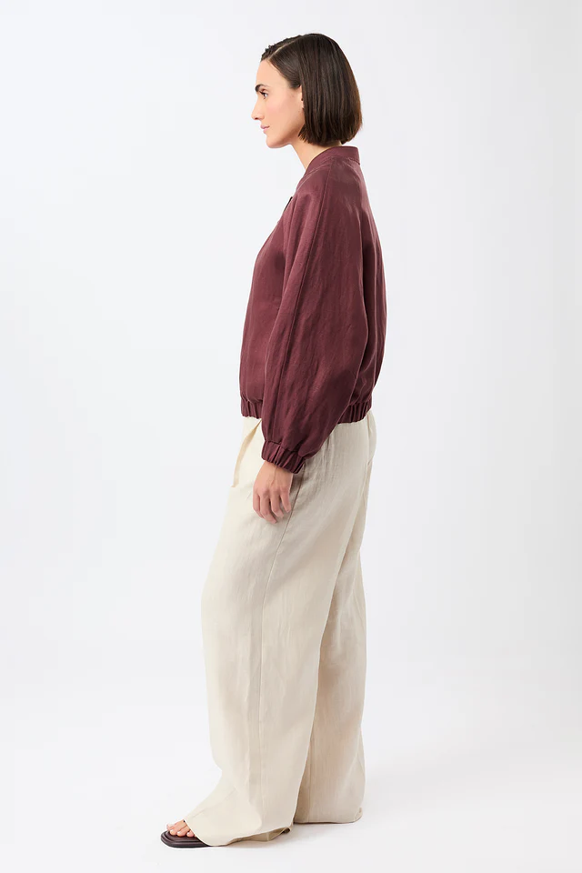 LangerChen - Tencel Bomber Jack Noora - Rubywood