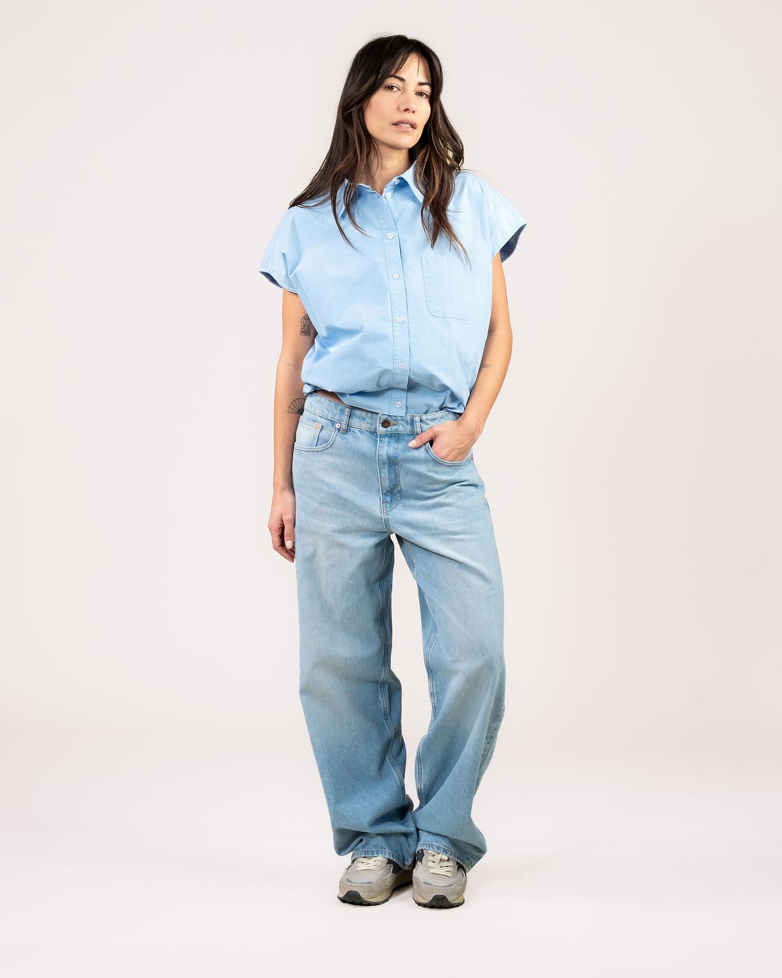 Kuyichi - Ruby Relaxed - Light Blue