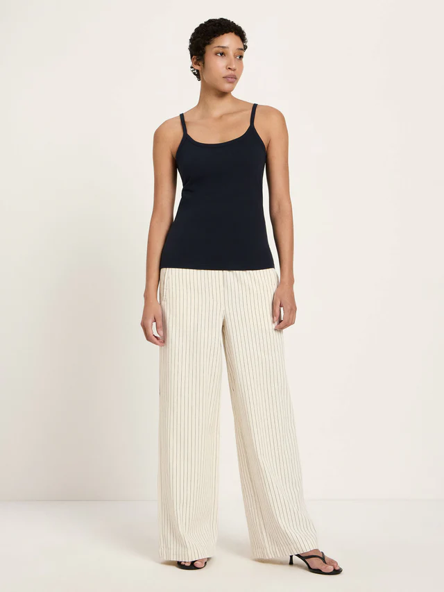 Lanius - Tank Top van Katoen - Onyx