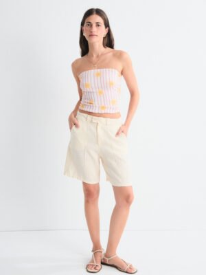 MUS & BOMBON - Arani Bermuda - Butter Yellow