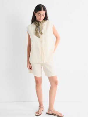 MUS & BOMBON - Arani vest - Butter Yellow