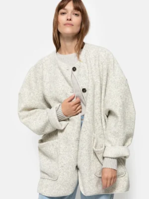 Âme Antwerp - Hannah Wooly Jacket - Light Marled Grey