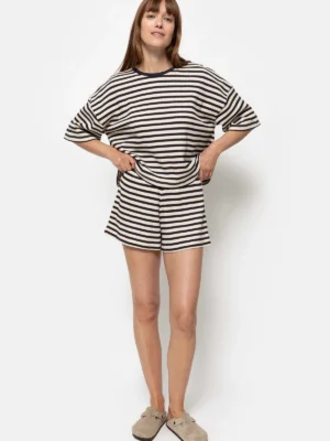 Âme Antwerp - Nash Korte Broek - Blue/Ecru