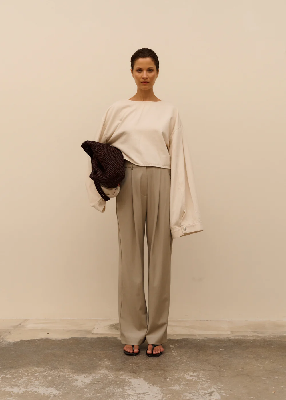 Club l'Avenir - Pantalon Taz'CL - Green Taupe