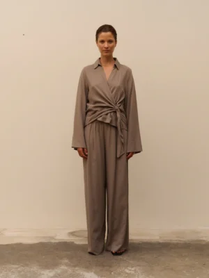 Club l'Avenir - Blouse Zula'CL - Mud