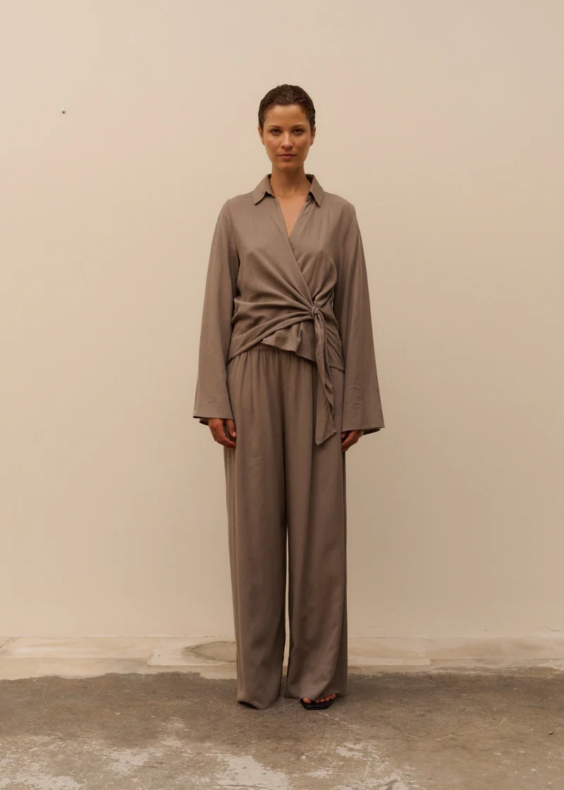 Club l'Avenir - Blouse Zula'CL - Mud